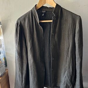 Eileen Fisher Dark Gray Lightweight Jacket